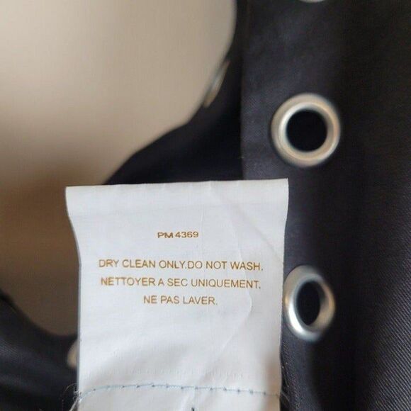 Marciano Size S Black A-Line Knee Lenght Dress Silver Rings Grommets Eyelet - Picture 11 of 12